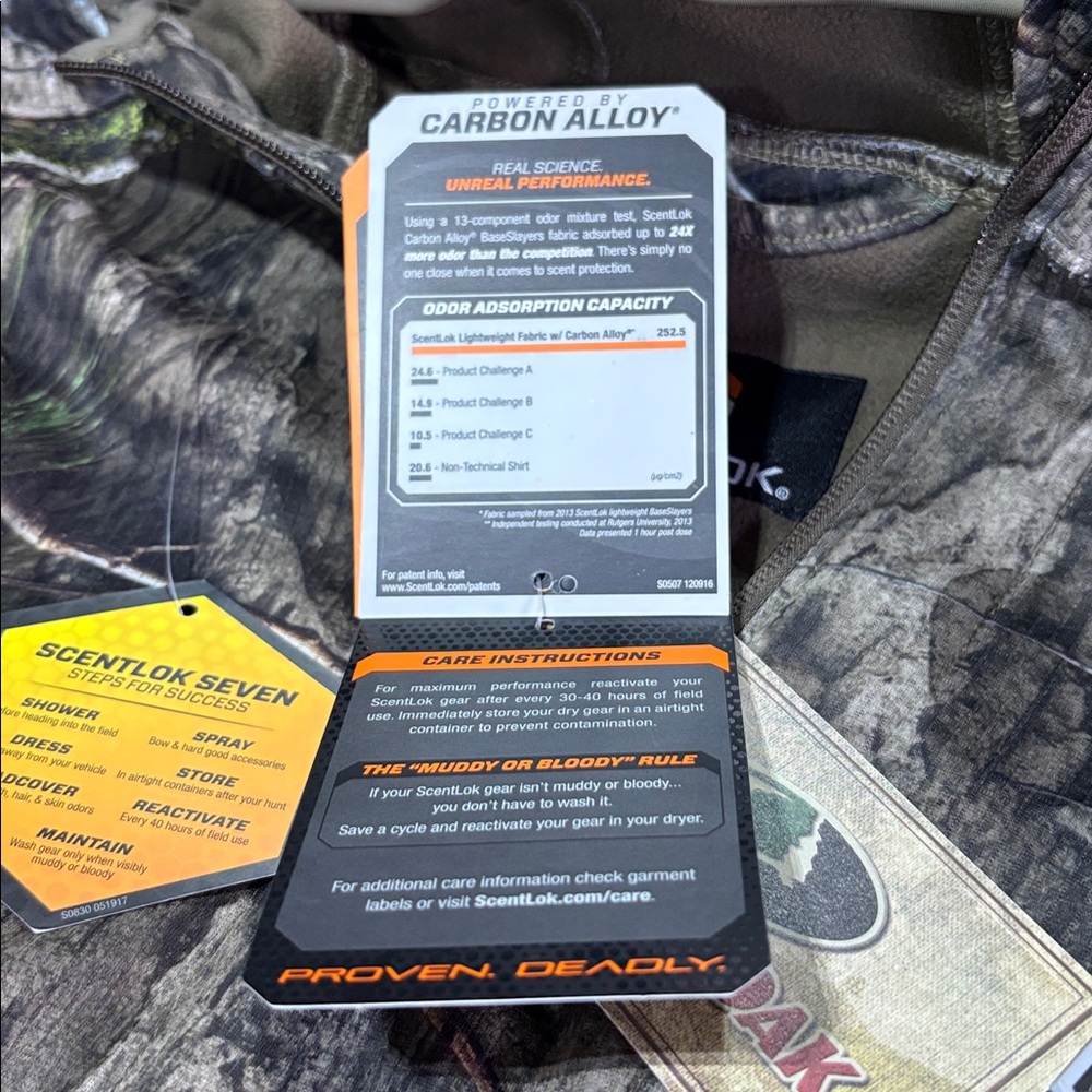 SCENTLOK Savanna Aero Raid MO Country DNA,Carbon Alloy,Early Season 1/4 zip Camo - Picture 15 of 16